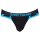 SPORT FUCKER Shortstop Brief - Schwarz / Blau in Größe M