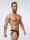 Mister B Neoprene Jockstrap Black Red Größe M