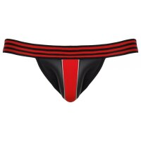 SVEN JOY MENT Rulio Jockstrap Schwarz-Rot Größe XXL