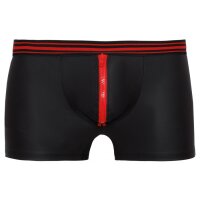 SVEN JOY MENT Boxer mit Reißverschluss Tillio Schwarz-Rot Größe XL