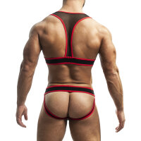 SPARTA´S Jock und Harness Penelope Schwarz-Rot in...