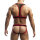 SPARTA´S Jock und Harness Penelope Schwarz-Rot in Größe L-XL