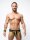 Mister B Neoprene Jock Brief Black Yellow in Gr&ouml;&szlig;e XL