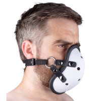 SneakXX Maske mit Lederriemen "Sniff my ...."...