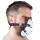 SneakXX Maske mit Lederriemen "Sniff my ...." Wei&szlig;