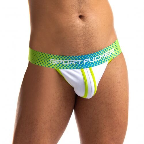 SPORT FUCKER Jersey Jock Green / White Größe XL
