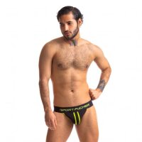 SPORT FUCKER Jersey Jock Black / Green Größe L