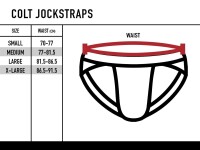 COLT Leather Zip Jock - Black in Gr&ouml;&szlig;e L