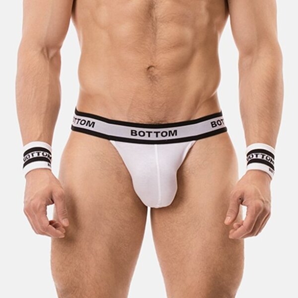 barcode  Jockstrap Bottom Weiß in Größe M