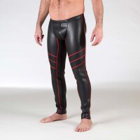 665 Neo Open Ass Pants Red in Größe L