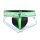 BDSMaster Jockstrap Neo Dungeon Schwarz-Neongrün Größe L