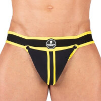 SPARTA´S Jockstrap Shell Schwarz-Gelb in...