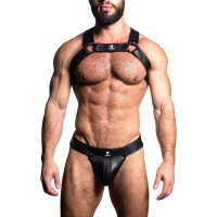 SPARTA´S Poseidone Harness-Jock-Set Schwarz in...
