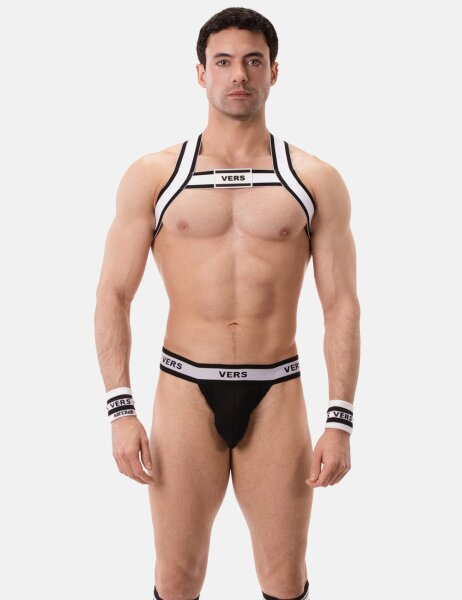 barcode Sexcache Suspender Vers Schwarz in Größe XL