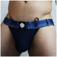 BREEDWELL Jockstrap Stonewall Wash Dunkler Denim in Größe S