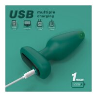 ANAL-TECH Vibrierender Plug Silikon Visual / Ø 4,2...