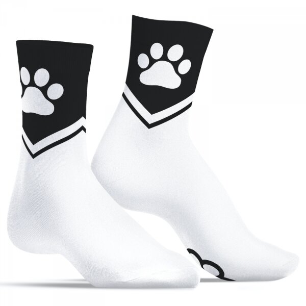 Paw Kinky Puppy Socken Wei&szlig; ONE SIZE