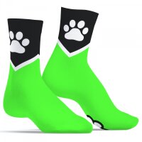 Paw Kinky Puppy Socken Gr&uuml;n ONE SIZE
