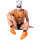 Paw Kinky Puppy Socken Orange ONE SIZE