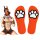 Paw Kinky Puppy Socken Orange ONE SIZE