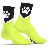 Paw Kinky Puppy Socken Gelb Fluo ONE SIZE