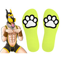 Paw Kinky Puppy Socken Gelb Fluo ONE SIZE